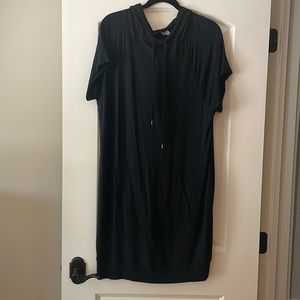 Athleta dress with hood and pockets in front